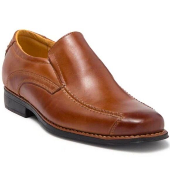 SANDRO MOSCOLONI Ambrose Leather Slip On Oxford Size 8D - Picture 1 of 7